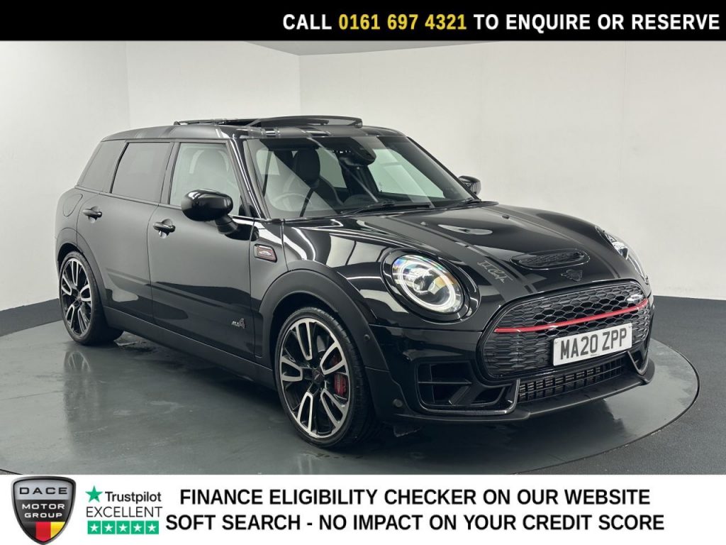 Used 2020 BLACK MINI CLUBMAN Estate 2.0 John Cooper Works Estate 6dr Petrol Steptronic ALL4 Euro 6 (s/s) (306 ps) (reg. 2020-03-14) for sale in Manchester