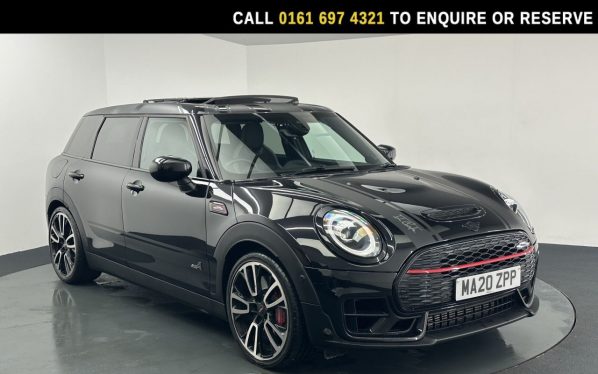 Used 2020 BLACK MINI CLUBMAN Estate 2.0 John Cooper Works Estate 6dr Petrol Steptronic ALL4 Euro 6 (s/s) (306 ps) (reg. 2020-03-14) for sale in Manchester