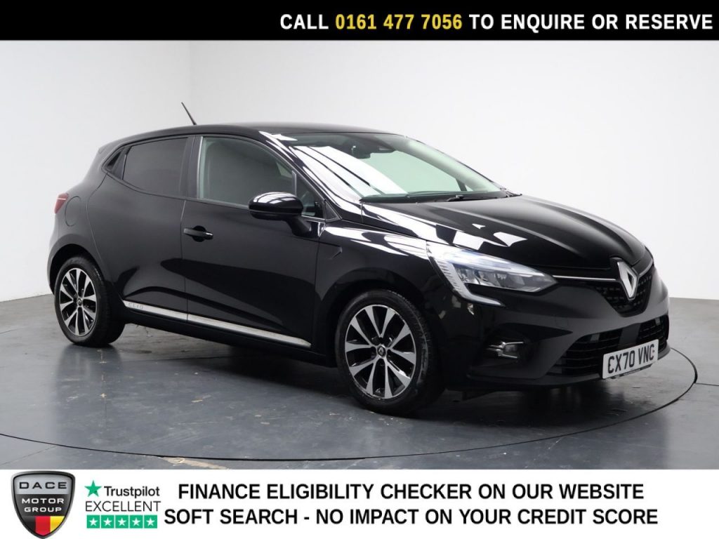 Used 2020 BLACK RENAULT CLIO Hatchback 1.0 TCe Iconic Hatchback 5dr Petrol Manual Euro 6 (s/s) (100 ps) (reg. 2020-09-01) for sale in Stockport