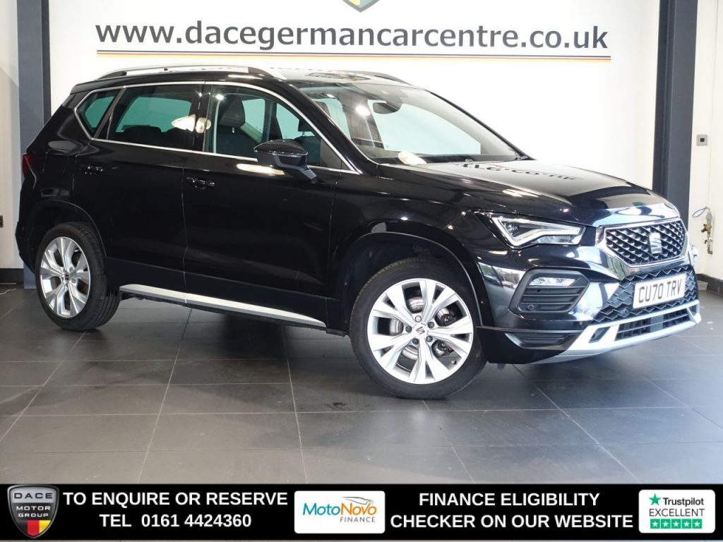 Used 2020 BLACK SEAT ATECA SUV 1.5 TSI EVO XPERIENCE SUV 5dr Petrol DSG Euro 6 (s/s) (150 ps) (reg. 2020-09-30) for sale in Altrincham