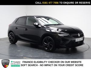 Used 2020 BLACK VAUXHALL CORSA Hatchback 1.2 Turbo SRi Premium Hatchback 5dr Petrol Manual Euro 6 (s/s) (100 ps) (reg. 2020-10-28) for sale in Stockport