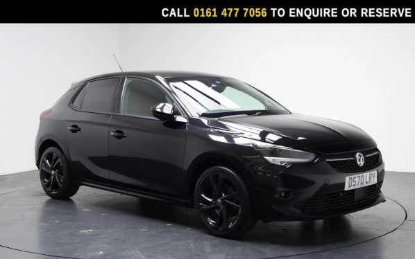 Used 2020 BLACK VAUXHALL CORSA Hatchback 1.2 Turbo SRi Premium Hatchback 5dr Petrol Manual Euro 6 (s/s) (100 ps) (reg. 2020-10-28) for sale in Stockport