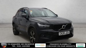 Used 2020 BLACK VOLVO XC40 SUV 1.5 T3 R-Design SUV 5dr Petrol Manual Euro 6 (s/s) (163 ps) (reg. 2020-03-20) for sale in Altrincham