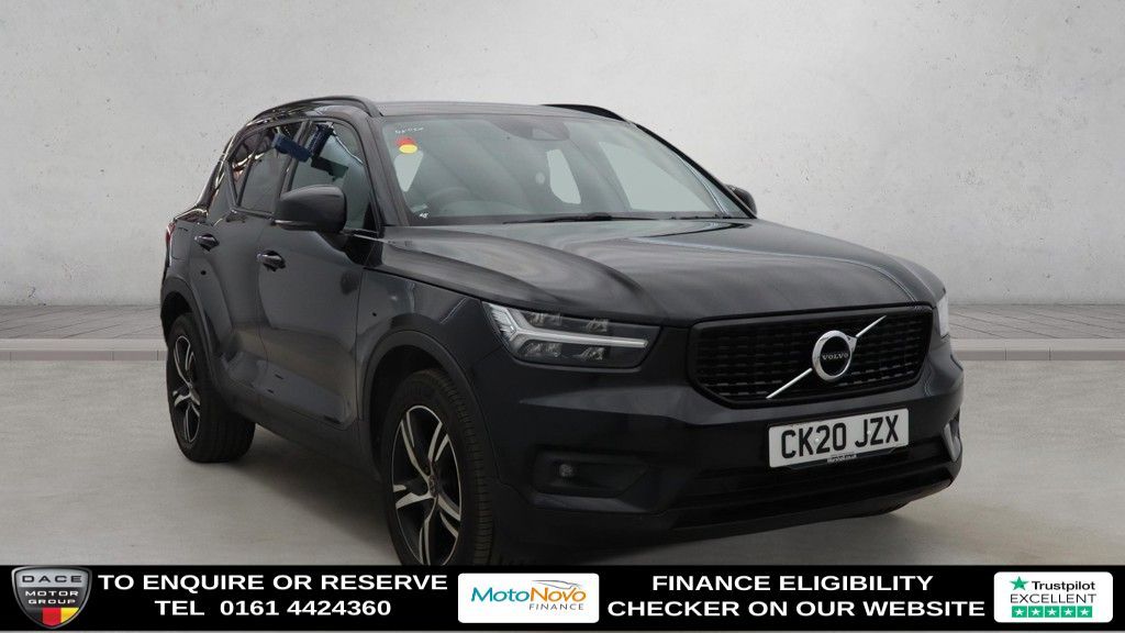 Used 2020 BLACK VOLVO XC40 SUV 1.5 T3 R-Design SUV 5dr Petrol Manual Euro 6 (s/s) (163 ps) (reg. 2020-03-20) for sale in Altrincham