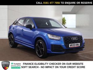 Used 2020 BLUE AUDI Q2 SUV 1.0 TFSI 30 Black Edition SUV 5dr Petrol Manual Euro 6 (s/s) (116 ps) (reg. 2020-06-24) for sale in Stockport
