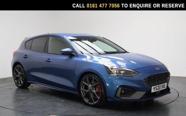 Used 2020 BLUE FORD FOCUS Hatchback 2.0 EcoBlue ST Hatchback 5dr Diesel Manual Euro 6 (s/s) (190 ps) (reg. 2020-07-31) for sale in Stockport