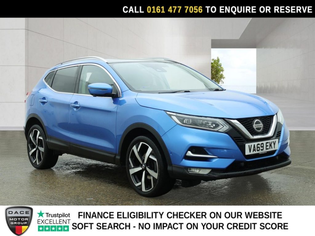 Used 2020 BLUE NISSAN QASHQAI SUV 1.3 DIG-T Tekna SUV 5dr Petrol DCT Auto Euro 6 (s/s) (160 ps) (reg. 2020-01-08) for sale in Stockport