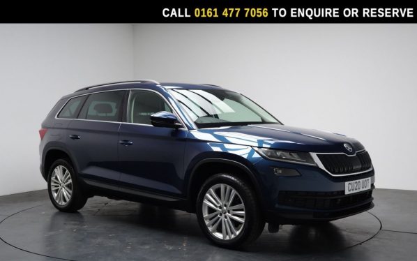 Used 2020 BLUE SKODA KODIAQ SUV 1.5 TSI ACT SE L SUV 5dr Petrol DSG Euro 6 (s/s) (7 Seat) (150 ps) (reg. 2020-03-23) for sale in Stockport