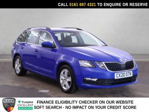 Used 2020 BLUE SKODA OCTAVIA Estate 1.6 TDI SE Technology Estate 5dr Diesel Manual Euro 6 (s/s) (115 ps) (reg. 2020-08-20) for sale in Manchester