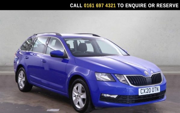 Used 2020 BLUE SKODA OCTAVIA Estate 1.6 TDI SE Technology Estate 5dr Diesel Manual Euro 6 (s/s) (115 ps) (reg. 2020-08-20) for sale in Manchester
