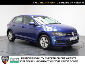 Used 2020 BLUE VOLKSWAGEN POLO Hatchback 1.0 EVO SE Hatchback 5dr Petrol Manual Euro 6 (s/s) (80 ps) (reg. 2020-06-29) for sale in Stockport