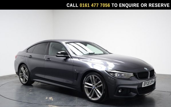 Used 2020 GREY BMW 4 SERIES GRAN COUPE Hatchback 2.0 430i GPF M Sport Hatchback 5dr Petrol Auto Euro 6 (s/s) (252 ps) (reg. 2020-03-13) for sale in Stockport