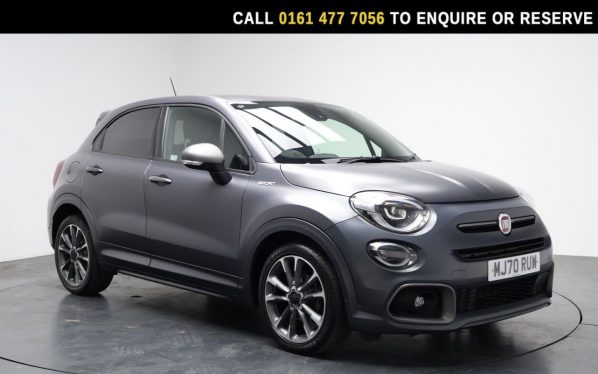 Used 2020 GREY FIAT 500X SUV 1.0 FireFly Turbo Sport SUV 5dr Petrol Manual Euro 6 (s/s) (120 bhp) (reg. 2020-11-18) for sale in Stockport
