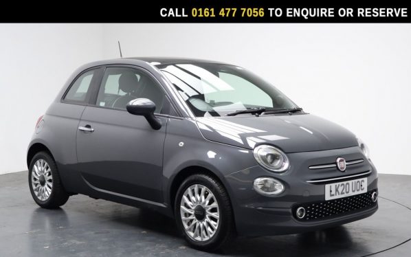 Used 2020 GREY FIAT 500 Hatchback 1.0 MHEV Lounge Hatchback 3dr Petrol Manual Euro 6 (s/s) (70 bhp) (reg. 2020-03-19) for sale in Stockport