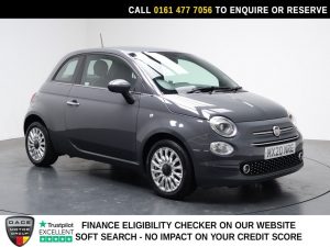 Used 2020 GREY FIAT 500 Hatchback 1.2 Lounge Hatchback 3dr Petrol Manual Euro 6 (s/s) (69 bhp) (reg. 2020-03-01) for sale in Stockport