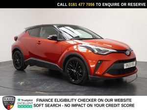 Used 2020 ORANGE TOYOTA C-HR SUV 2.0 VVT-h Orange Edition SUV 5dr Petrol Hybrid CVT Euro 6 (s/s) (184 ps) (reg. 2020-07-17) for sale in Stockport