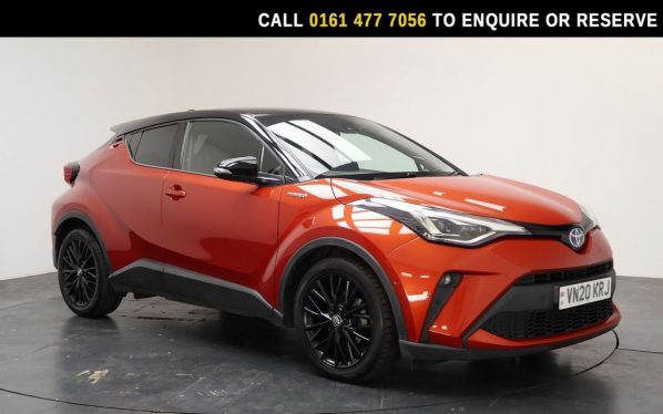 Used 2020 ORANGE TOYOTA C-HR SUV 2.0 VVT-h Orange Edition SUV 5dr Petrol Hybrid CVT Euro 6 (s/s) (184 ps) (reg. 2020-07-17) for sale in Stockport