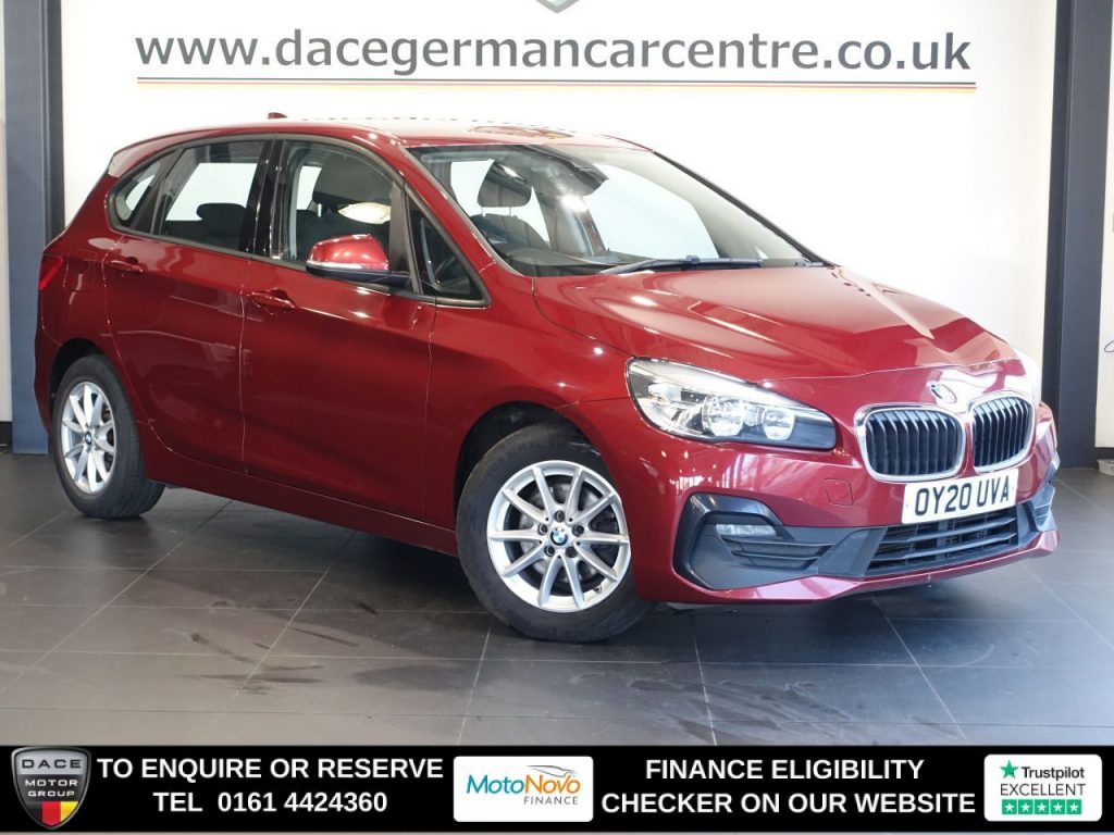 Used 2020 RED BMW 2 SERIES ACTIVE TOURER MPV 1.5 216d SE MPV 5dr Diesel DCT Euro 6 (s/s) (116 ps) (reg. 2020-03-31) for sale in Altrincham