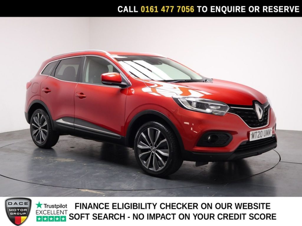 Used 2020 RED RENAULT KADJAR SUV 1.3 TCe Iconic SUV 5dr Petrol Manual Euro 6 (s/s) (160 ps) (reg. 2020-07-21) for sale in Stockport