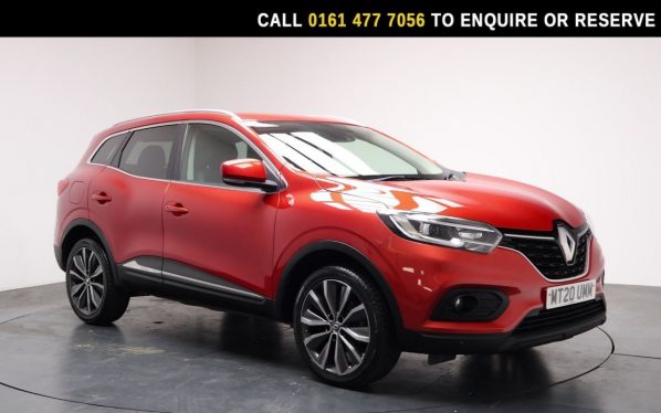 Used 2020 RED RENAULT KADJAR SUV 1.3 TCe Iconic SUV 5dr Petrol Manual Euro 6 (s/s) (160 ps) (reg. 2020-07-21) for sale in Stockport