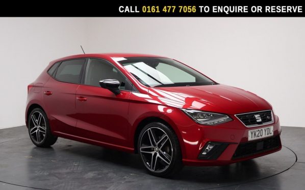 Used 2020 RED SEAT IBIZA Hatchback 1.0 TSI FR Sport Hatchback 5dr Petrol DSG Euro 6 (s/s) GPF (115 ps) (reg. 2020-03-03) for sale in Stockport