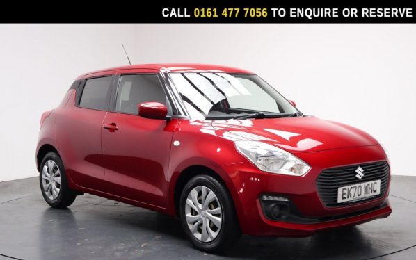 Used 2020 RED SUZUKI SWIFT Hatchback 1.2 Dualjet MHEV SZ3 Hatchback 5dr Petrol Hybrid Manual Euro 6 (s/s) (90 ps) (reg. 2020-09-30) for sale in Stockport