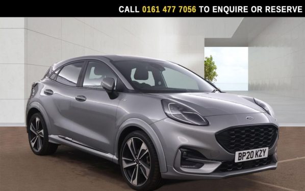 Used 2020 SILVER FORD PUMA SUV 1.0T EcoBoost MHEV ST-Line X SUV 5dr Petrol Manual Euro 6 (s/s) (155 ps) (reg. 2020-06-24) for sale in Stockport