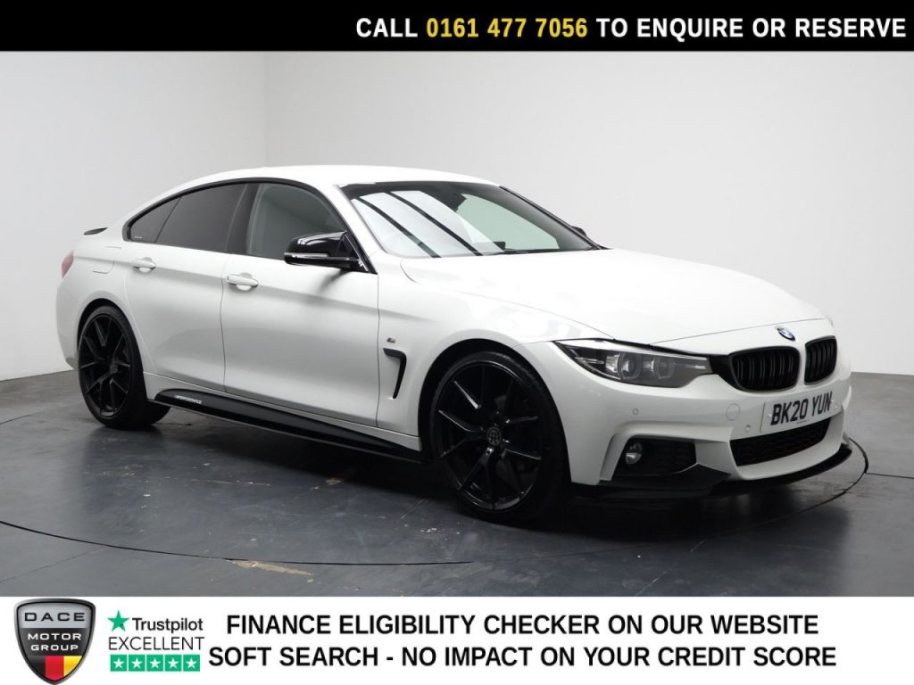 Used 2020 WHITE BMW 4 SERIES GRAN COUPE Hatchback 2.0 420i GPF M Sport Hatchback 5dr Petrol Auto Euro 6 (s/s) (184 ps) (reg. 2020-03-05) for sale in Stockport