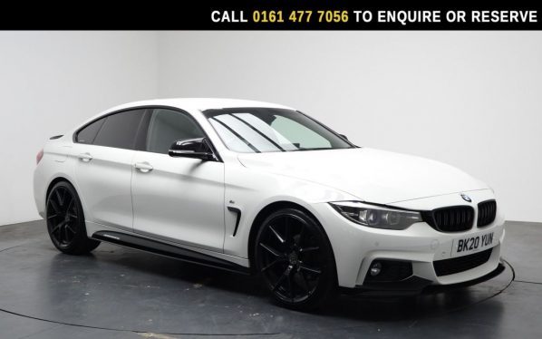 Used 2020 WHITE BMW 4 SERIES GRAN COUPE Hatchback 2.0 420i GPF M Sport Hatchback 5dr Petrol Auto Euro 6 (s/s) (184 ps) (reg. 2020-03-05) for sale in Stockport