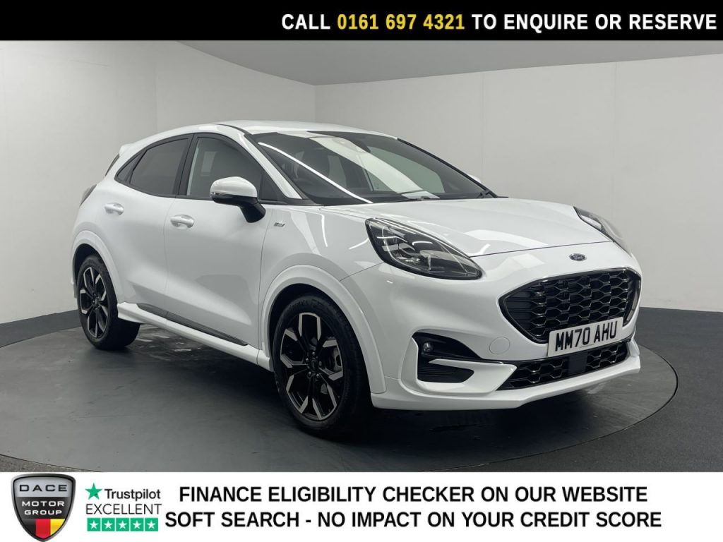 Used 2020 WHITE FORD PUMA SUV 1.0T EcoBoost MHEV ST-Line X SUV 5dr Petrol Manual Euro 6 (s/s) (155 ps) (reg. 2020-12-10) for sale in Manchester