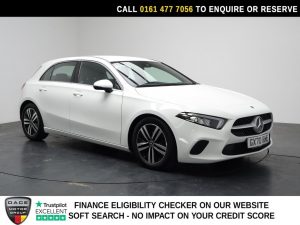 Used 2020 WHITE MERCEDES-BENZ A-CLASS Hatchback 1.3 A180 Sport Hatchback 5dr Petrol Manual Euro 6 (s/s) (136 ps) (reg. 2020-10-09) for sale in Stockport
