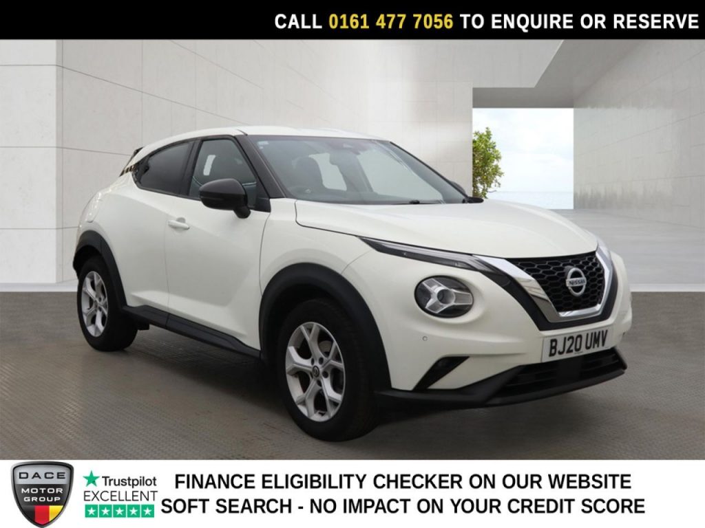 Used 2020 WHITE NISSAN JUKE SUV 1.0 DIG-T N-Connecta SUV 5dr Petrol Manual Euro 6 (s/s) (117 ps) (reg. 2020-03-10) for sale in Stockport