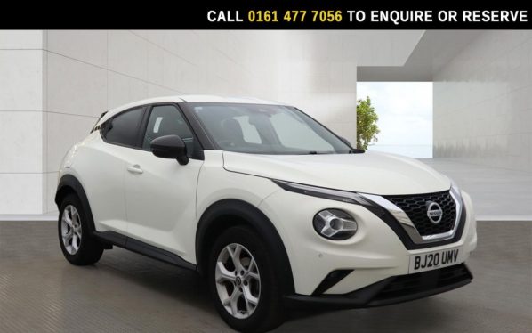 Used 2020 WHITE NISSAN JUKE SUV 1.0 DIG-T N-Connecta SUV 5dr Petrol Manual Euro 6 (s/s) (117 ps) (reg. 2020-03-10) for sale in Stockport
