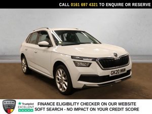 Used 2020 WHITE SKODA KAMIQ SUV 1.0 TSI SE L SUV 5dr Petrol Manual Euro 6 (s/s) (115 ps) (reg. 2020-03-09) for sale in Manchester