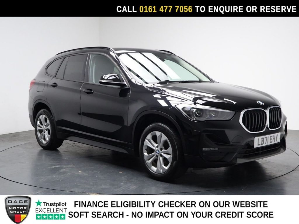 Used 2021 BLACK BMW X1 SUV 1.5 18i SE SUV 5dr Petrol DCT sDrive Euro 6 (s/s) (136 ps) (reg. 2021-12-16) for sale in Stockport