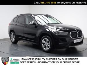 Used 2021 BLACK BMW X1 SUV 1.5 18i SE SUV 5dr Petrol DCT sDrive Euro 6 (s/s) (136 ps) (reg. 2021-12-16) for sale in Stockport