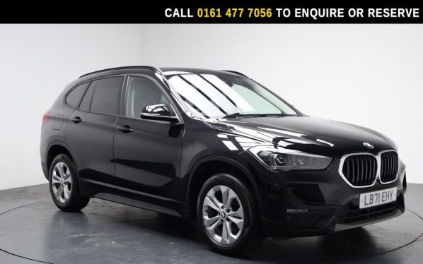 Used 2021 BLACK BMW X1 SUV 1.5 18i SE SUV 5dr Petrol DCT sDrive Euro 6 (s/s) (136 ps) (reg. 2021-12-16) for sale in Stockport