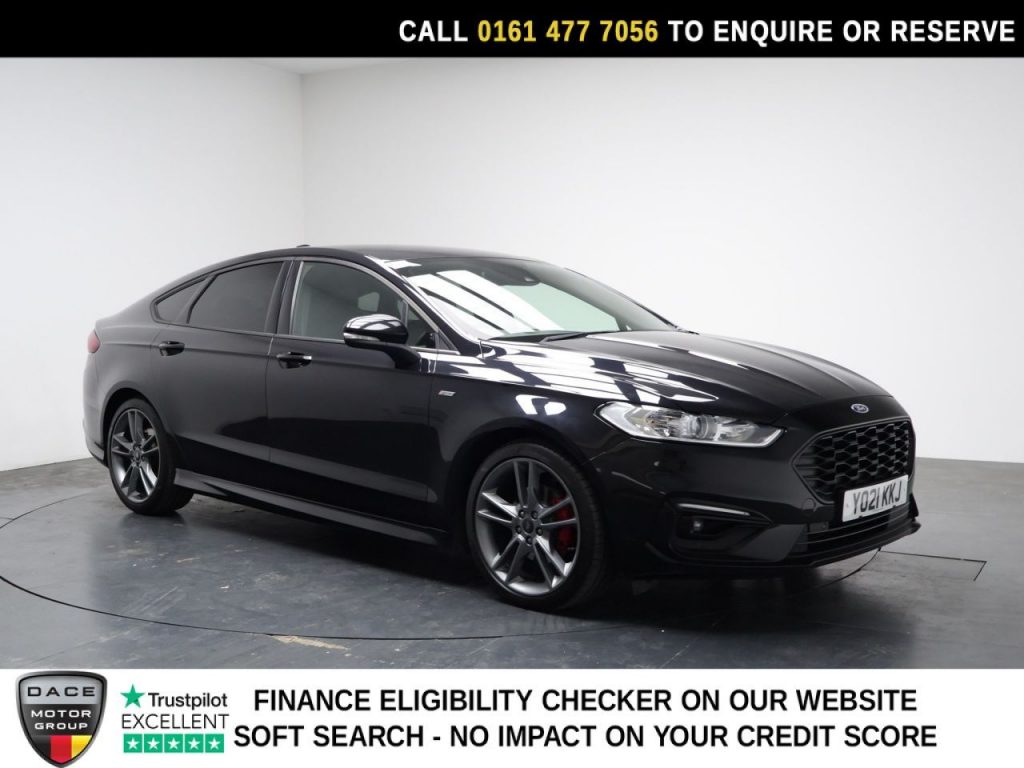 Used 2021 BLACK FORD MONDEO Hatchback 2.0 EcoBlue ST-Line Edition Hatchback 5dr Diesel Manual Euro 6 (s/s) (150 ps) (reg. 2021-08-04) for sale in Stockport