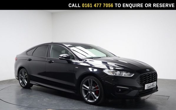 Used 2021 BLACK FORD MONDEO Hatchback 2.0 EcoBlue ST-Line Edition Hatchback 5dr Diesel Manual Euro 6 (s/s) (150 ps) (reg. 2021-08-04) for sale in Stockport
