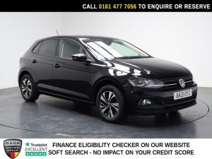 Used 2021 BLACK VOLKSWAGEN POLO Hatchback 1.0 TSI Match Hatchback 5dr Petrol DSG Euro 6 (s/s) (95 ps) (reg. 2021-08-13) for sale in Stockport
