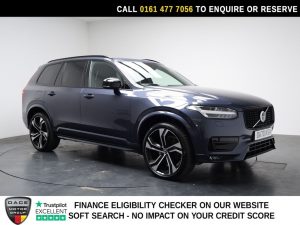 Used 2021 BLUE VOLVO XC90 SUV 2.0 B5 MHEV R-Design Pro SUV 5dr Diesel Hybrid Auto 4WD Euro 6 (s/s) (235 ps) (reg. 2021-02-15) for sale in Stockport