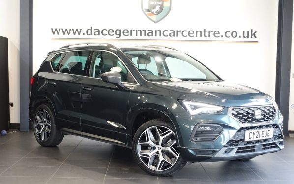 Used 2021 GREEN SEAT ATECA SUV 2.0 TDI FR Sport SUV 5dr Diesel DSG 4Drive Euro 6 (s/s) (150 ps) (reg. 2021-06-02) for sale in Altrincham