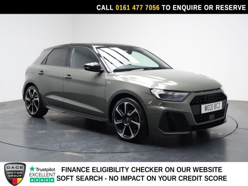 Used 2021 GREY AUDI A1 Hatchback 1.0 TFSI 30 Black Edition Sportback 5dr Petrol S Tronic Euro 6 (s/s) (110 ps) (reg. 2021-06-26) for sale in Stockport