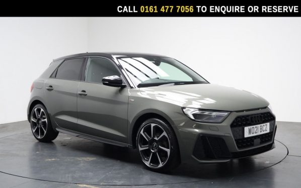 Used 2021 GREY AUDI A1 Hatchback 1.0 TFSI 30 Black Edition Sportback 5dr Petrol S Tronic Euro 6 (s/s) (110 ps) (reg. 2021-06-26) for sale in Stockport