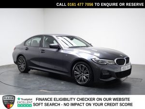 Used 2021 GREY BMW 3 SERIES Saloon 2.0 330e 12kWh M Sport Saloon 4dr Petrol Plug-in Hybrid Auto Euro 6 (s/s) (292 ps) (reg. 2021-03-10) for sale in Stockport