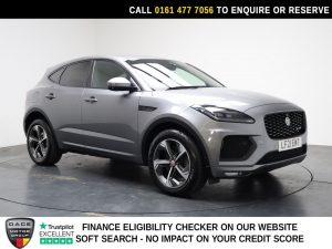 Used 2021 GREY JAGUAR E-PACE SUV 1.5 P300e 12.17kWh R-Dynamic SE SUV 5dr Petrol Plug-in Hybrid Auto AWD Euro 6 (s/s) (309 ps) (reg. 2021-04-30) for sale in Stockport