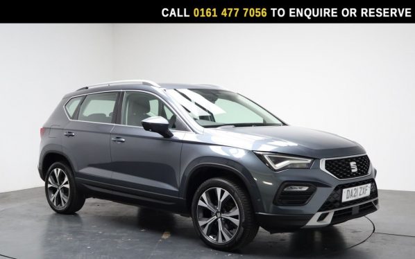 Used 2021 GREY SEAT ATECA SUV 1.5 TSI EVO SE Technology SUV 5dr Petrol Manual Euro 6 (s/s) (150 ps) (reg. 2021-03-29) for sale in Stockport