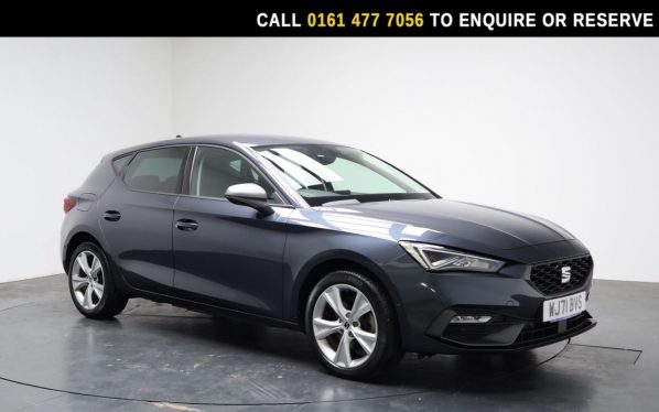 Used 2021 GREY SEAT LEON Hatchback 1.4 eHybrid 12.8kWh FR Hatchback 5dr Petrol Plug-in Hybrid DSG Euro 6 (s/s) (204 ps) (reg. 2021-11-30) for sale in Stockport