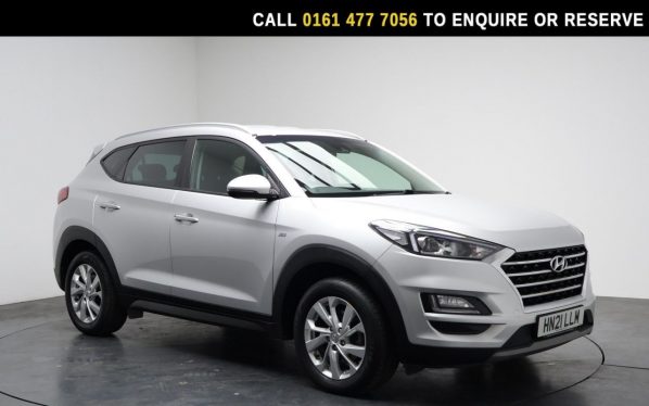 Used 2021 SILVER HYUNDAI TUCSON SUV 1.6 CRDi MHEV SE Nav SUV 5dr Diesel Hybrid DCT Euro 6 (s/s) (136 ps) (reg. 2021-03-27) for sale in Stockport