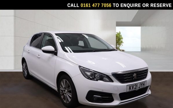 Used 2021 WHITE PEUGEOT 308 Hatchback 1.5 BlueHDi Allure Hatchback 5dr Diesel Manual Euro 6 (s/s) (130 ps) (reg. 2021-08-14) for sale in Stockport